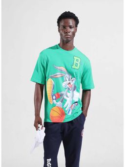 The Indian Garage Co - Green Graphic T-Shirt