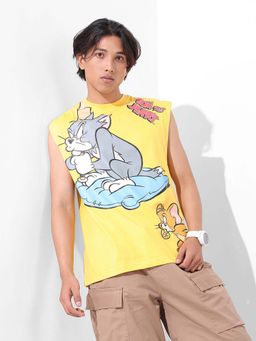 The Indian Garage Co - Yellow Graphic T-Shirt