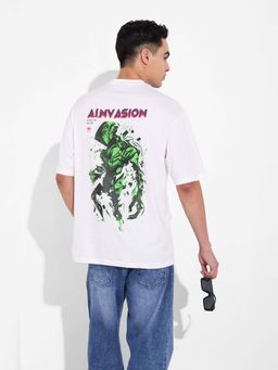 The Indian Garage Co - White Graphic T-Shirt