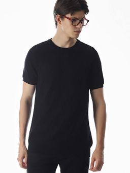 Jack & Jones - Men's Regular Fit Navy Blue T-Shirt