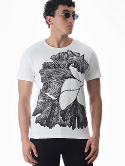 Jack & Jones - Men's Regular Fit White T-Shirt