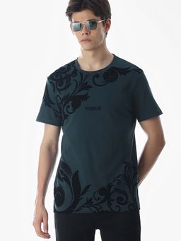 Jack & Jones - Men's Regular Fit Green T-Shirt