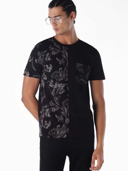 Jack & Jones - Men's Regular Fit Black T-Shirt