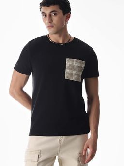 Jack & Jones - Men's Regular Fit Black T-Shirt