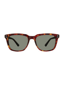 PRIVE REVAUX - Unisex UV Protected Green Lens Square Sunglasses