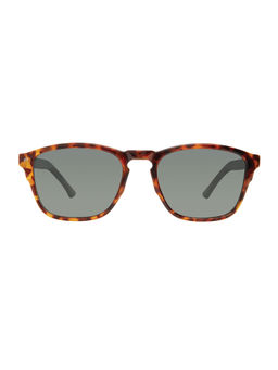 PRIVE REVAUX - Unisex UV Protected Green Lens Square Sunglasses