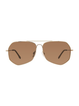 PRIVE REVAUX - Unisex UV Protected Brown Lens Rhombus Sunglasses