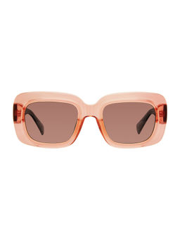 PRIVE REVAUX - Women UV Protected Pink Lens Square Sunglasses