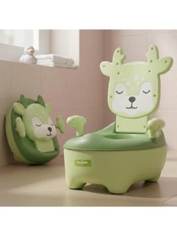 BAYBEE - Green Potty Seat For Kids Baby Potty Seat With Anti-Skid Base (18-24 Months)