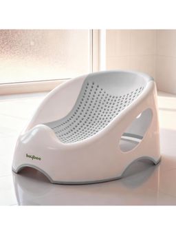 BAYBEE - Grey Lilora 4 In 1 Baby Bath Tub Seat For Babies Portable Baby Bather (0-6 Months)