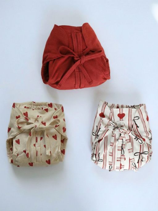 Cocoon Care Bamboo Cotton Printed Knitted Nappy For Babies (0-3 Months) (Pack of 3)