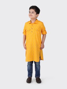 Fabindia - Cotton Woven Long Kurta