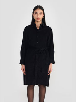 Perona - Valentina Black Knee Length Dress