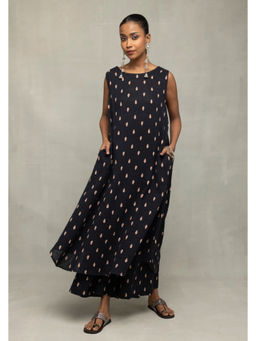 Sutra Art of Clothing - Black Pure Cotton Co-Ord Set