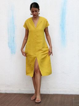 Chidiyaa - Breathe Arnette Handwoven Linen Dress