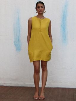 Chidiyaa - Breathe Avabelle Handwoven Linen Dress