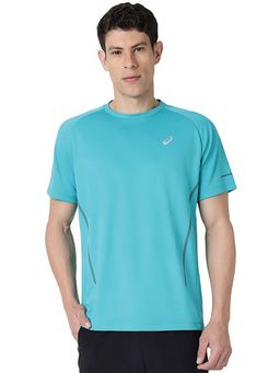 ASICS - Blue Raglan Curved Seam Ss T-shirt