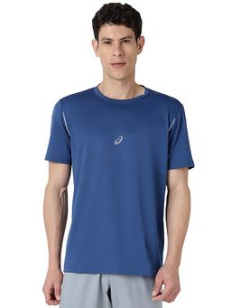 ASICS - Dark Blue Piping Detail Ss T-shirt