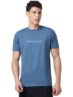 ASICS - Blue Minimal Printed Ss T-shirt