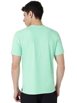 ASICS - Green Slant Wrap Side Slit Ss T-shirt