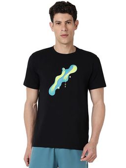 ASICS - Black Diagonal Graphic Ss T-shirt