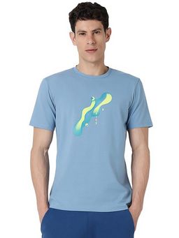 ASICS - Blue Diagonal Graphic Ss T-shirt