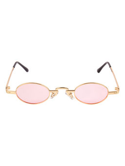 Voyage - Pink Oval Sunglass for Unisex (B80559MG3592)