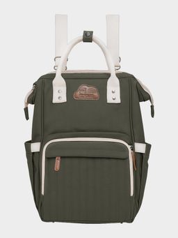 Mi Arcus - Solid Maternity Diaper Bag with Diaper Changing Sheet- Olive -0-6 Years