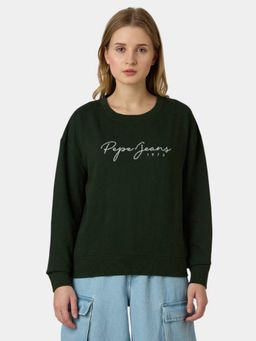 Pepe Jeans - Women Green Long Sleeves Sweatshirt