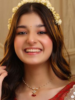 Ruby Raang Studio - Royal Red Kundan Necklace