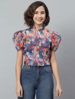 KASSUALLY - Multi Printed Polyester Top (Set of 2)