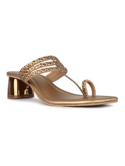 Inc.5 - Womens Gold Block Heels