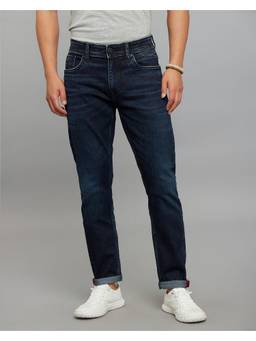 ROOKIES - Blue Low-Rise Ankle Length Stretch Jeans