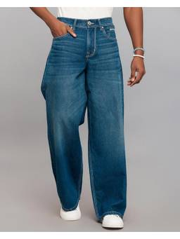 ROOKIES - Blue Extra Loose Fit Jeans