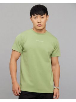 ROOKIES - Fern Green Half Sleeves Round Neck Tee