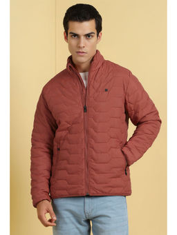 Allen Solly - Men Rust Solid Full Sleeves Casual Jacket