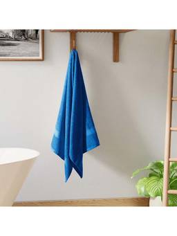 Welspun - Alpha 100% Cotton Bath Towel 420Gsm Dobby Weave Premium Daily Use Plain Aqua