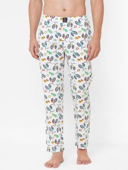 Urban Scottish - Mens Multi Color Pure Cotton Printed Lounge Pants