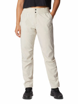 Columbia - Womens Cream Colour Polyester W Coral Ridge Track Pant