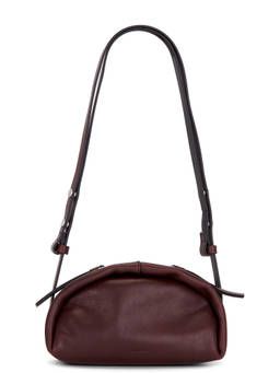 ALLSAINTS - Rosalie Arc Leather Crossbody Bag Brown