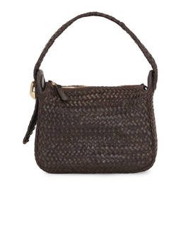 Madewell - Woven Leather Mini Handbag Brown