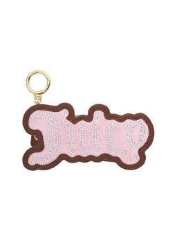 Stoney Clover Lane - Juicy Rhinestone Logo Mini Pouch Bag Charm Pink