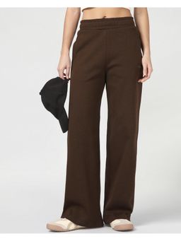 Bewakoof - Women Chocolate Brown Straight Fit Pant