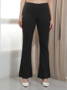 CRIMSOUNE CLUB - Women Black Bootcut Pant