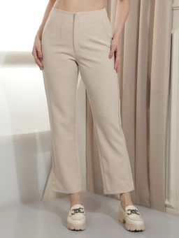 CRIMSOUNE CLUB - Women Beige Pant