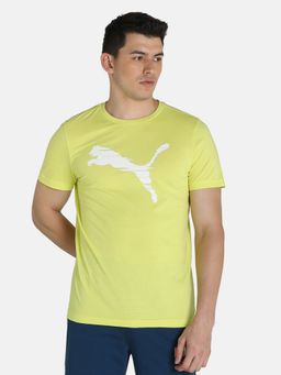 Puma - Shaded Cat Men Yellow T-shirt