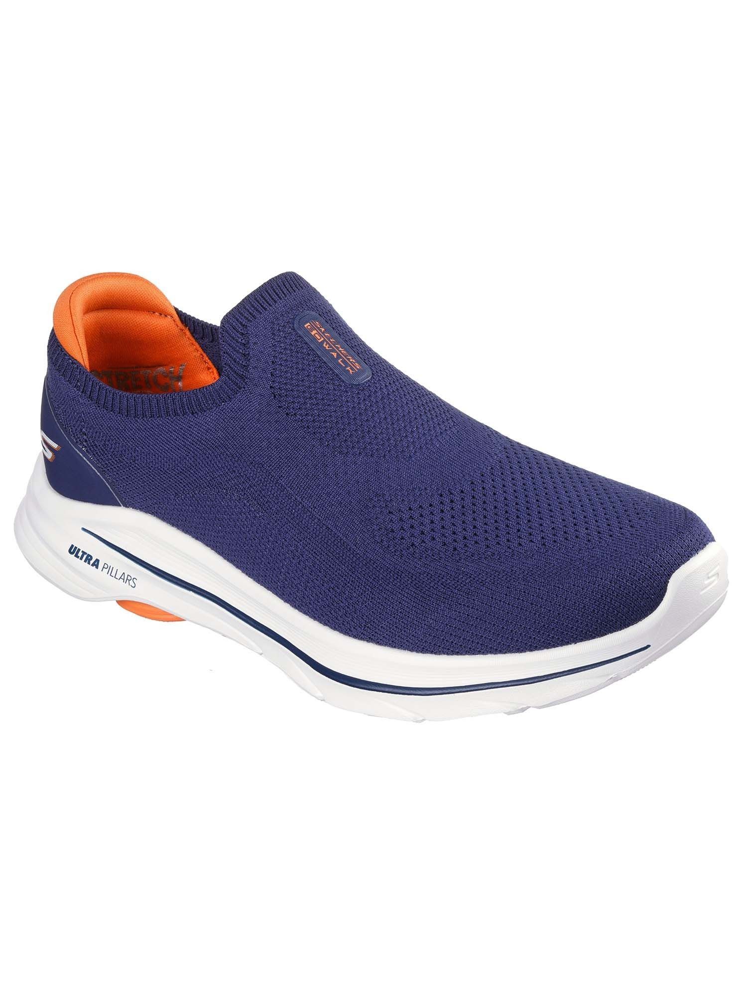 Buy SKECHERS Men GO WALK 8 - GABE Navy Blue Walking Shoes Online