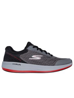SKECHERS - Men GO RUN PULSE 2.0 - CROSS ROAD Charcoal Lace Up Running Shoes