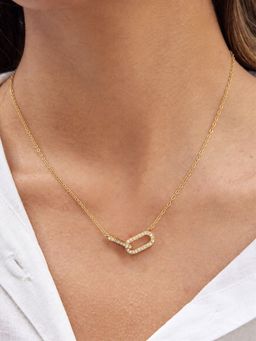 AQUASTREET - 14K Gold Plated Anti-Tarnish Double Necklace