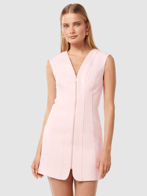 pink forever new dress Ever New belted textured maxi dress in pink
